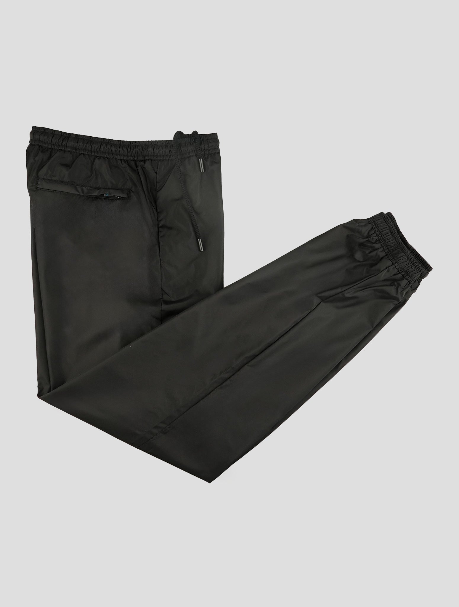 Kiton Knt Black Pa Jogging Pants
