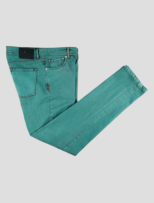 Kiton Green Cotton Ea Limited Edition 10 of 54 Jeans