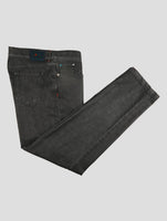 Kiton Gray Cotton Cashmere Ea Jeans