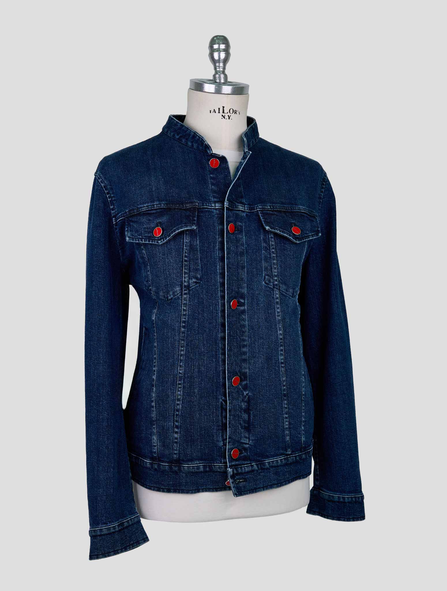 Kiton Denim Cotton Ea Coat