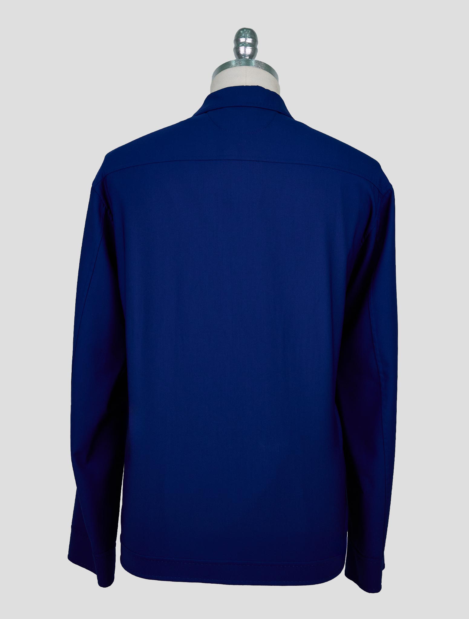 Kiton Blue Pa Wool Ea Silk Coat