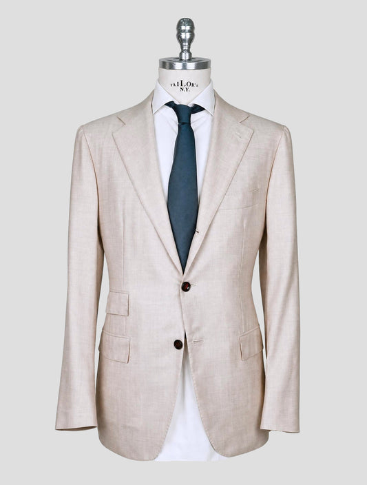 Kiton Taupe Cashmere Suit