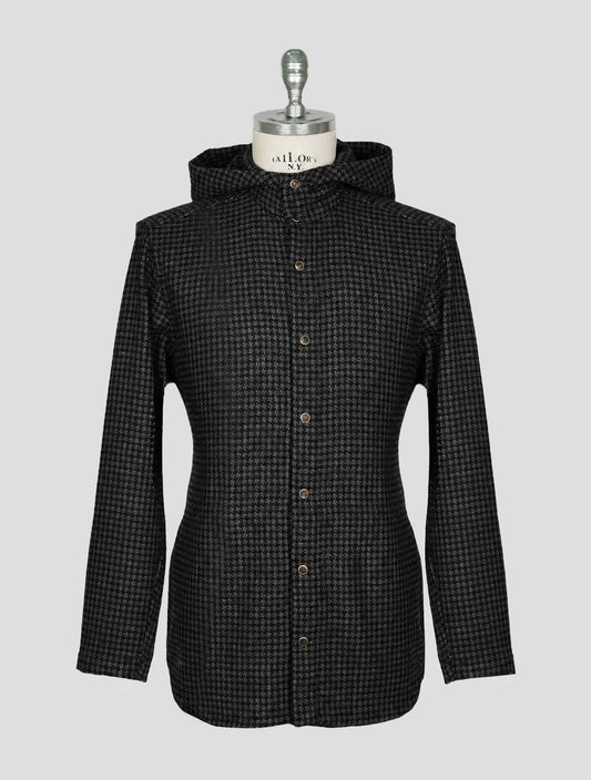 Kiton Multicolor Virgin Wool Silk Linen Shirt