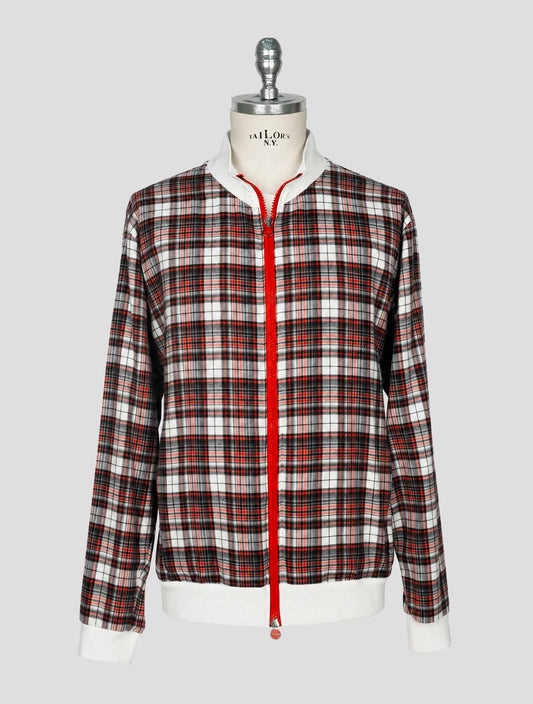 Kiton Multicolor Cotton Sweater Full Zip