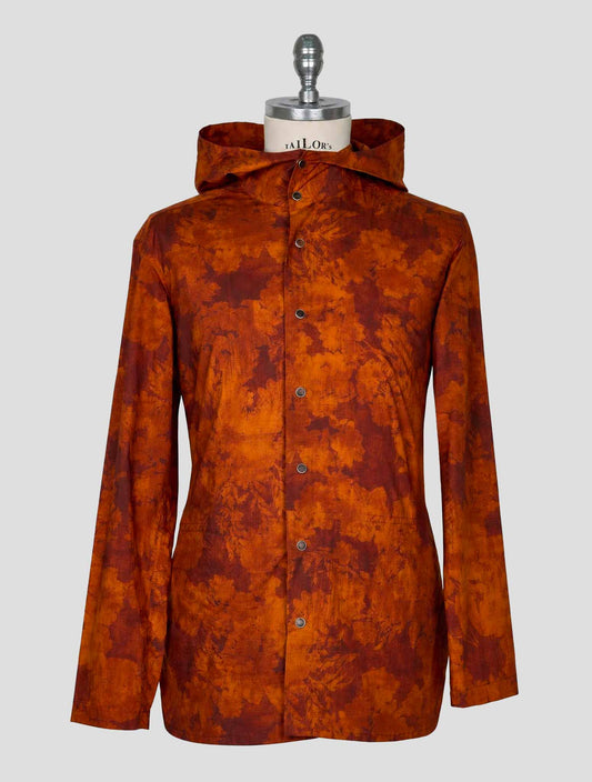 Kiton Orange Cotton Shirt