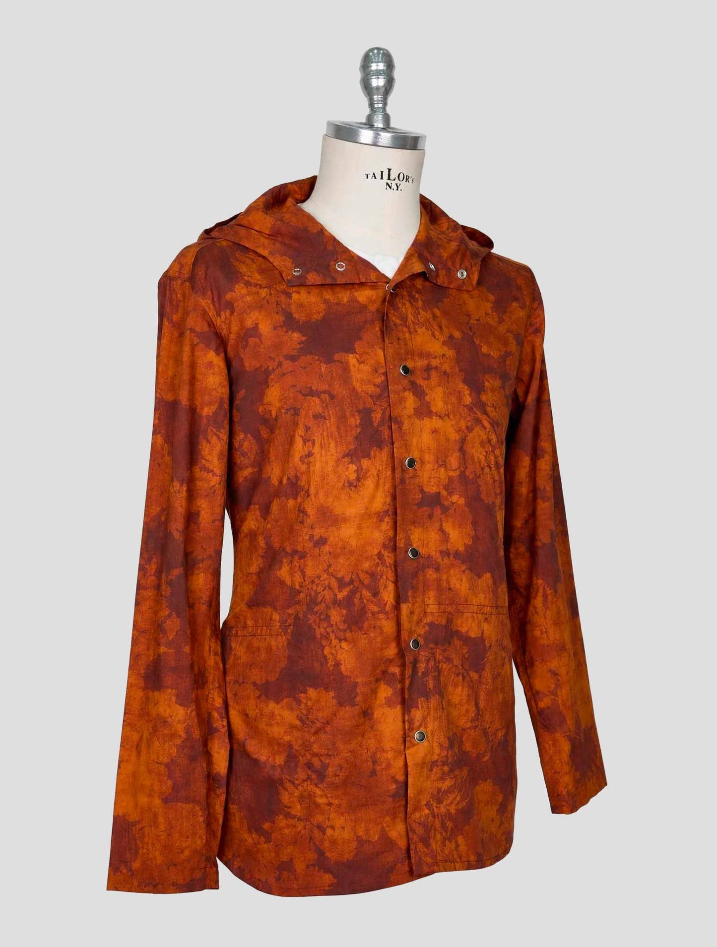 Kiton Orange Cotton Shirt