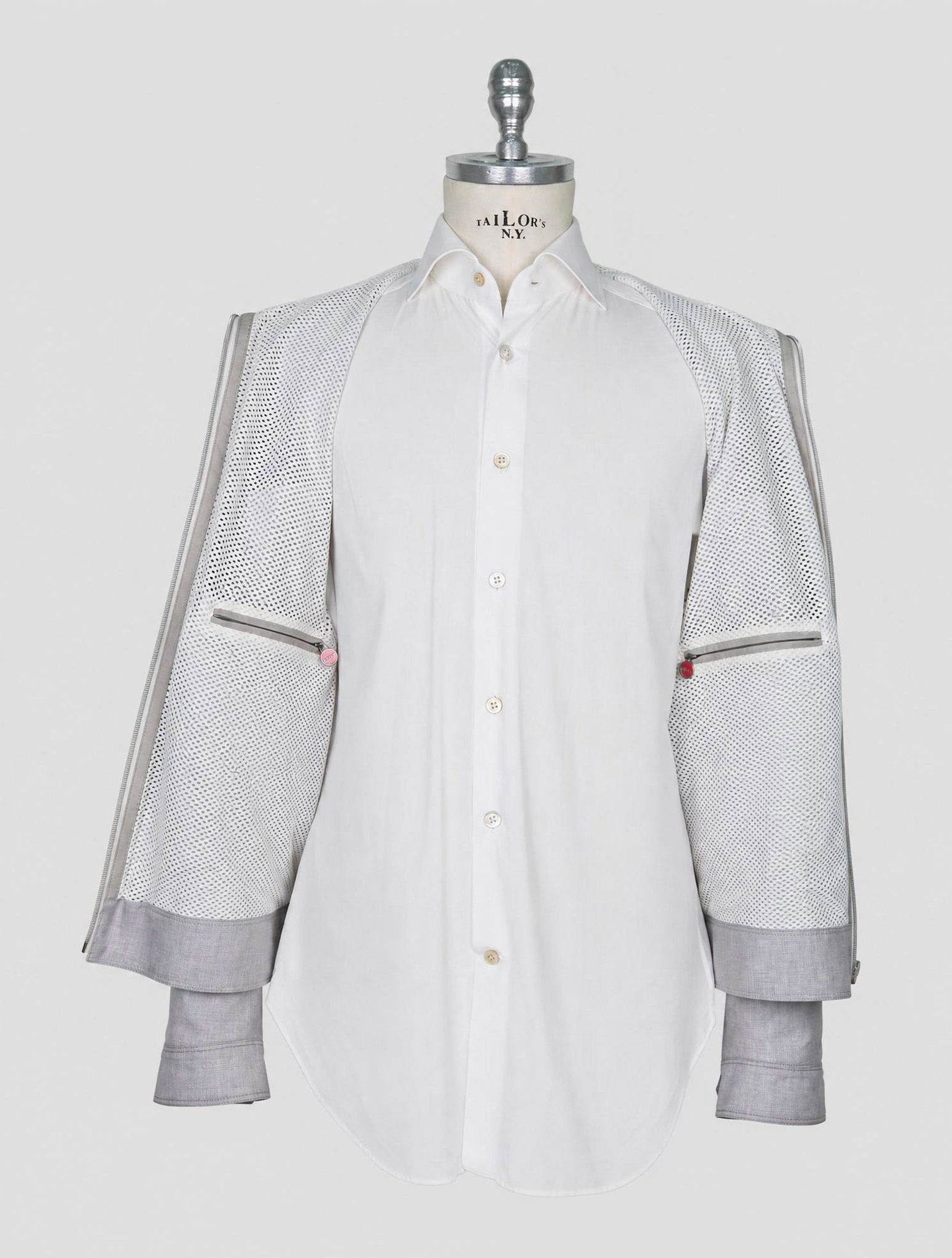 Kiton Gray Cashmere Coat