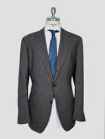 Kiton Gray Red Cashmere Suit