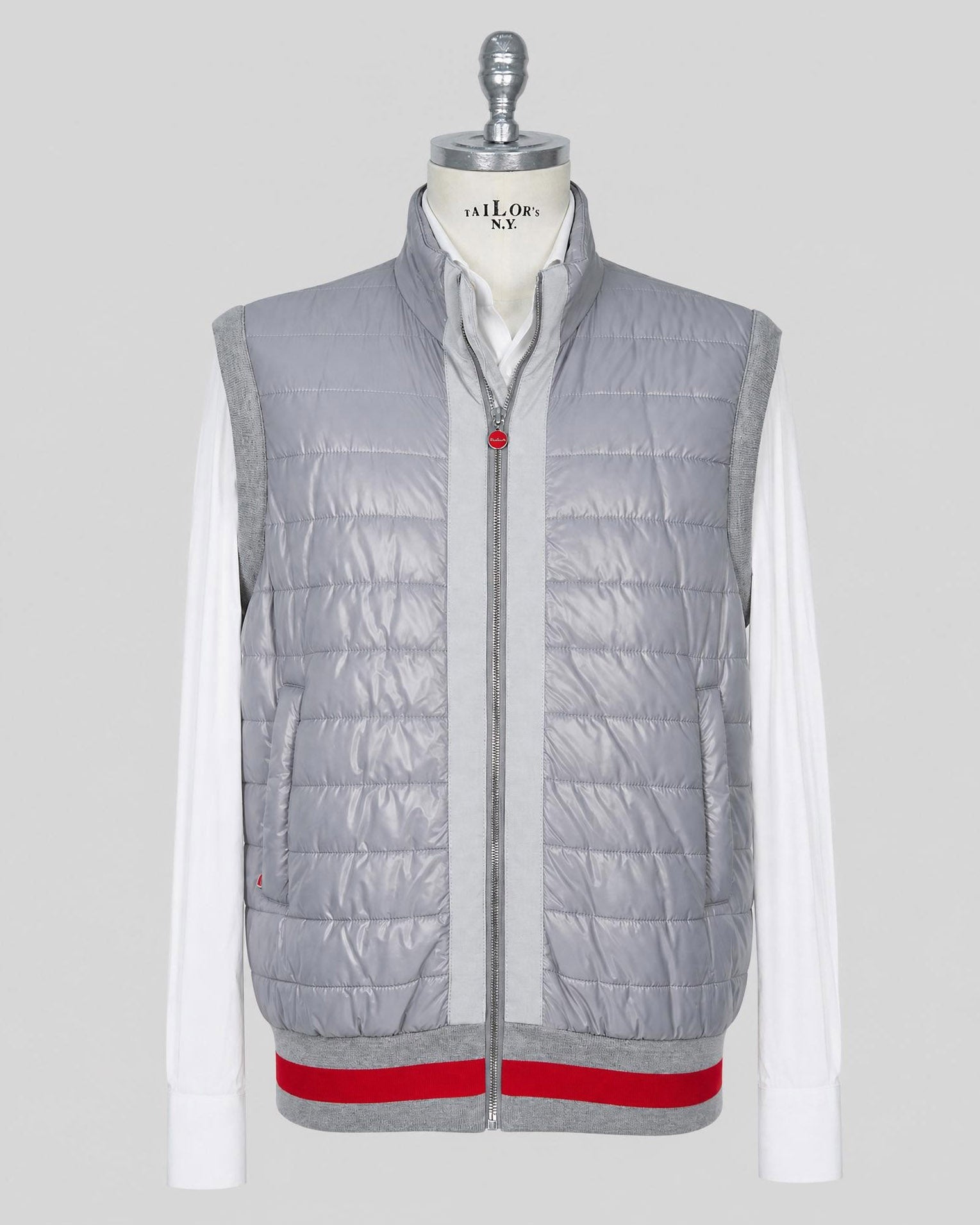 Kiton Gray Cotton Tracksuit