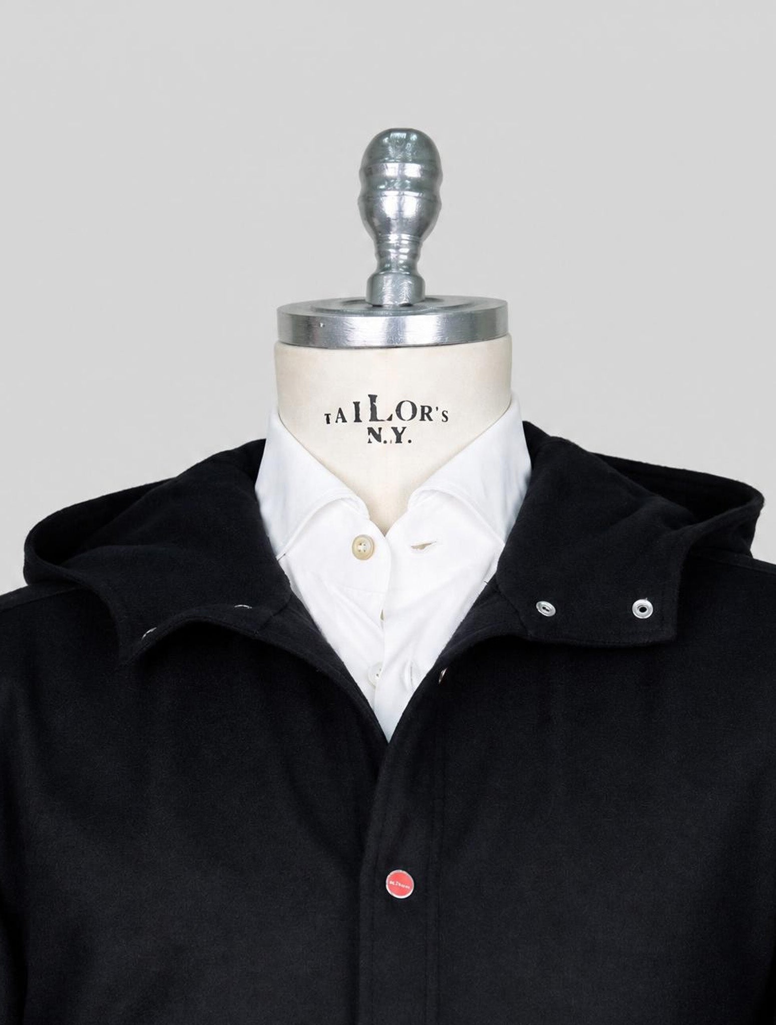 Kiton Black Cashmere Mariano Shirt