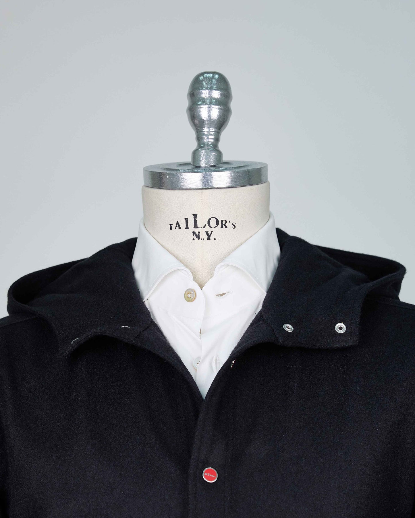 Kiton Black Cashmere Mariano Shirt