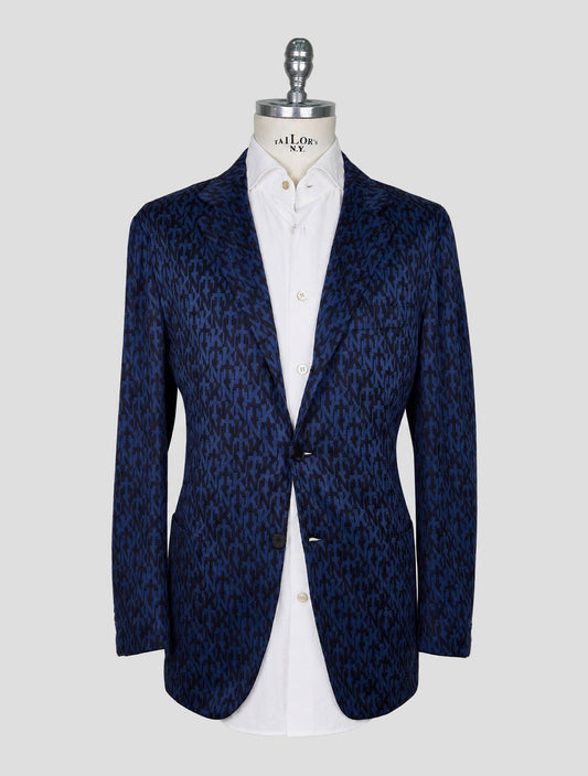 Kiton Knt Blue Cashmere Pa Blazer