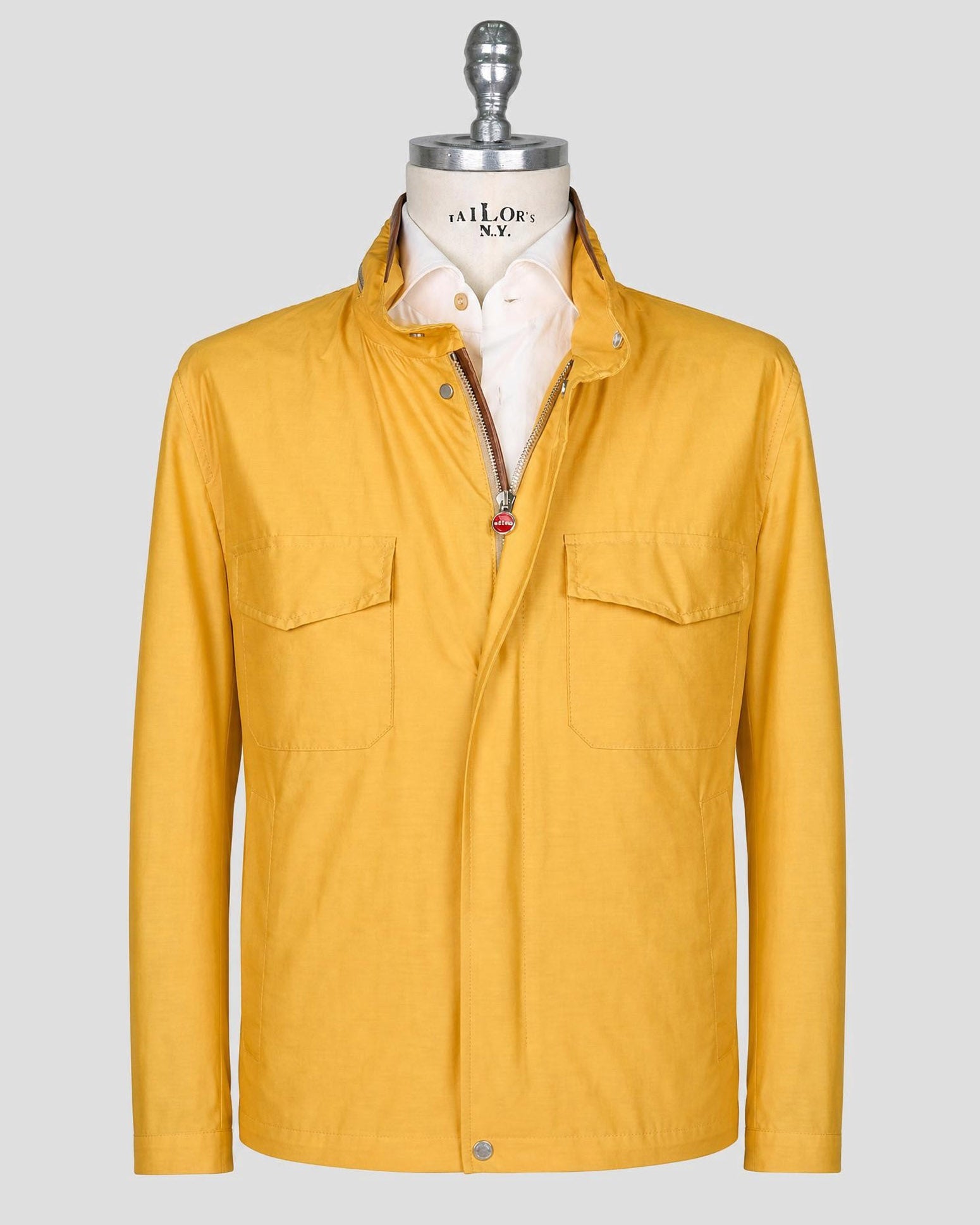 Kiton Yellow Silk Coat