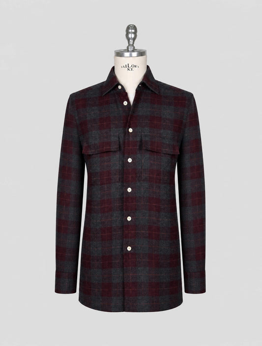Kiton Multicolor Cotton Shirt