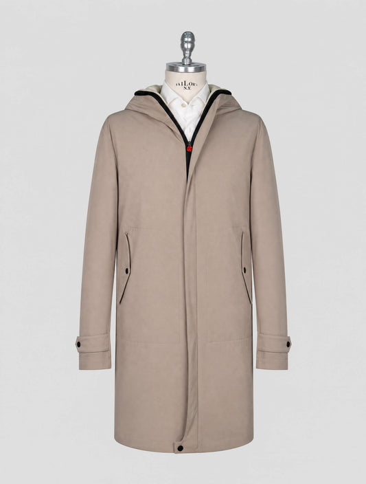 Kiton Taupe Pa Pl Ea Overcoat