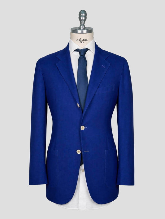 Kiton Blue Cashmere Blazer