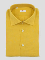 Kiton Yellow Linen Shirt