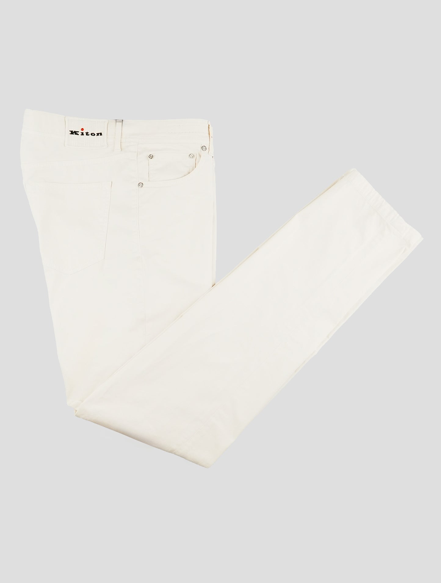 Kiton Beige Cotton Ea Jeans
