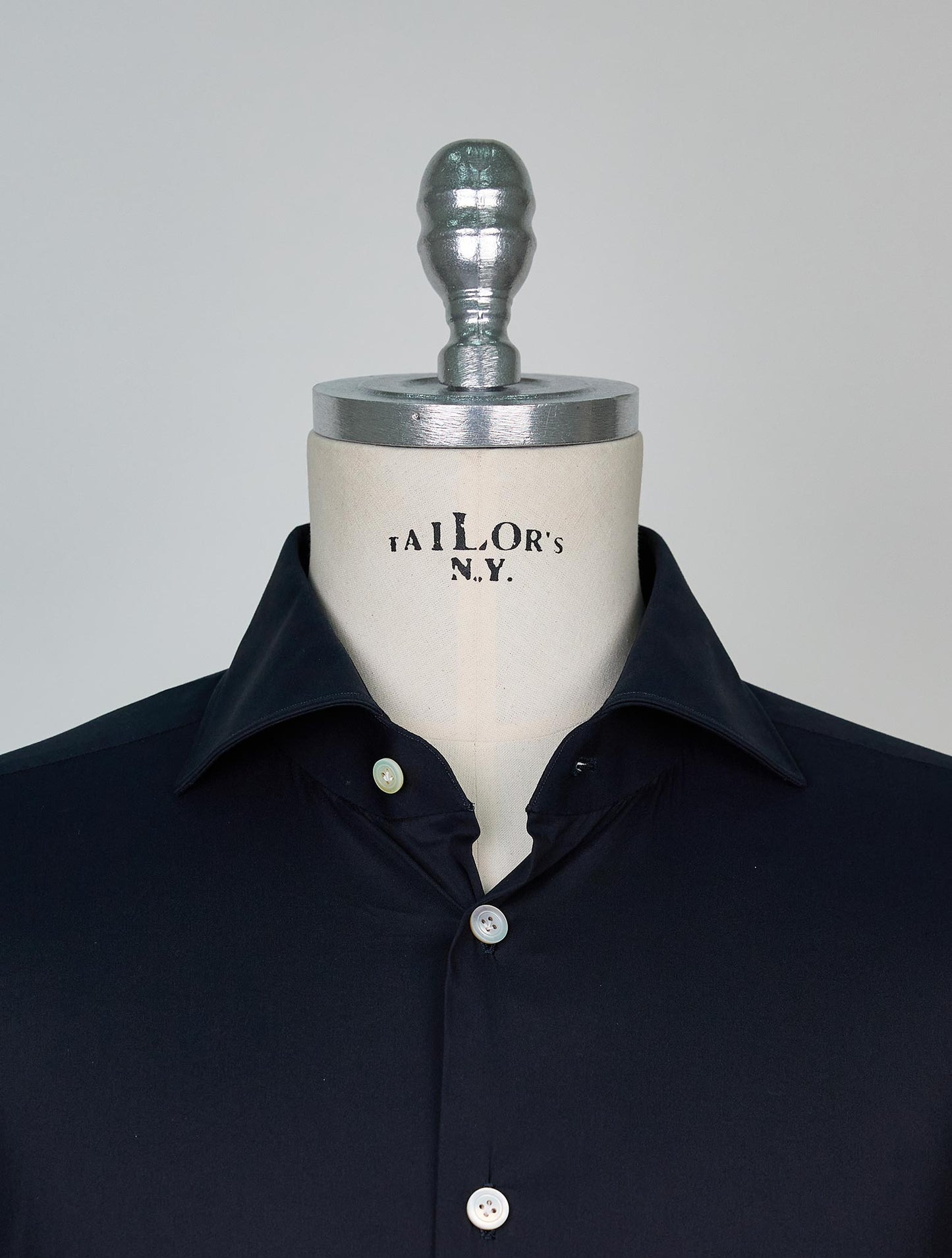 Kiton Black Cotton Pa Ea Shirt