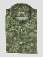 Kiton Green Cotton Shirt Nerano