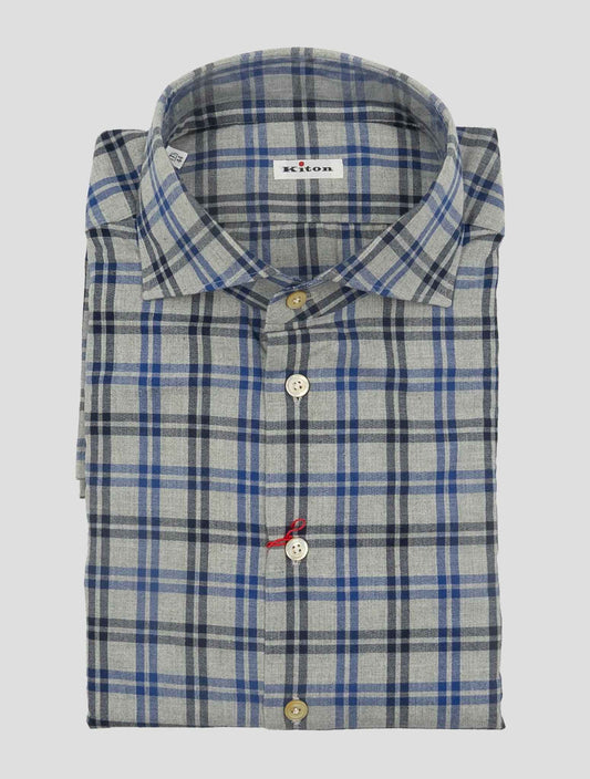 Kiton Multicolor Cotton Shirt