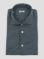 Kiton Gray Cotton Shirt