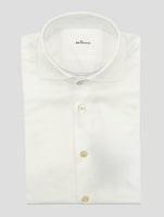 Kiton White Cotton Shirt