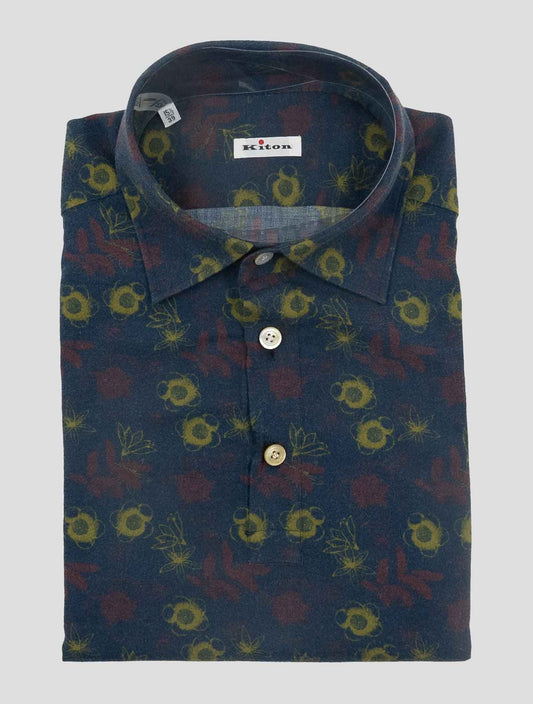 Kiton Multicolor Cotton Polo Shirt