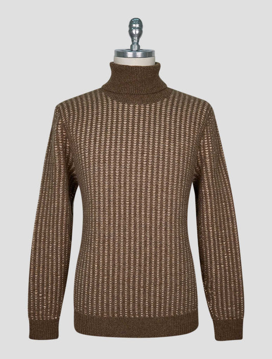Kiton Brown Cashmere Cardigan