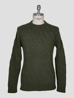 Kiton Green Cashmere Sweater Crewneck