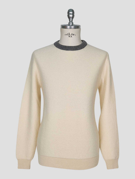 Kiton Gray Cashmere Sweater Crewneck
