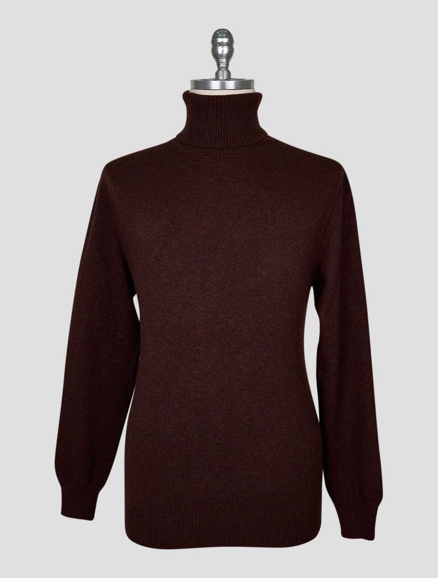 Kiton Brown Cashmere Sweater Turtleneck