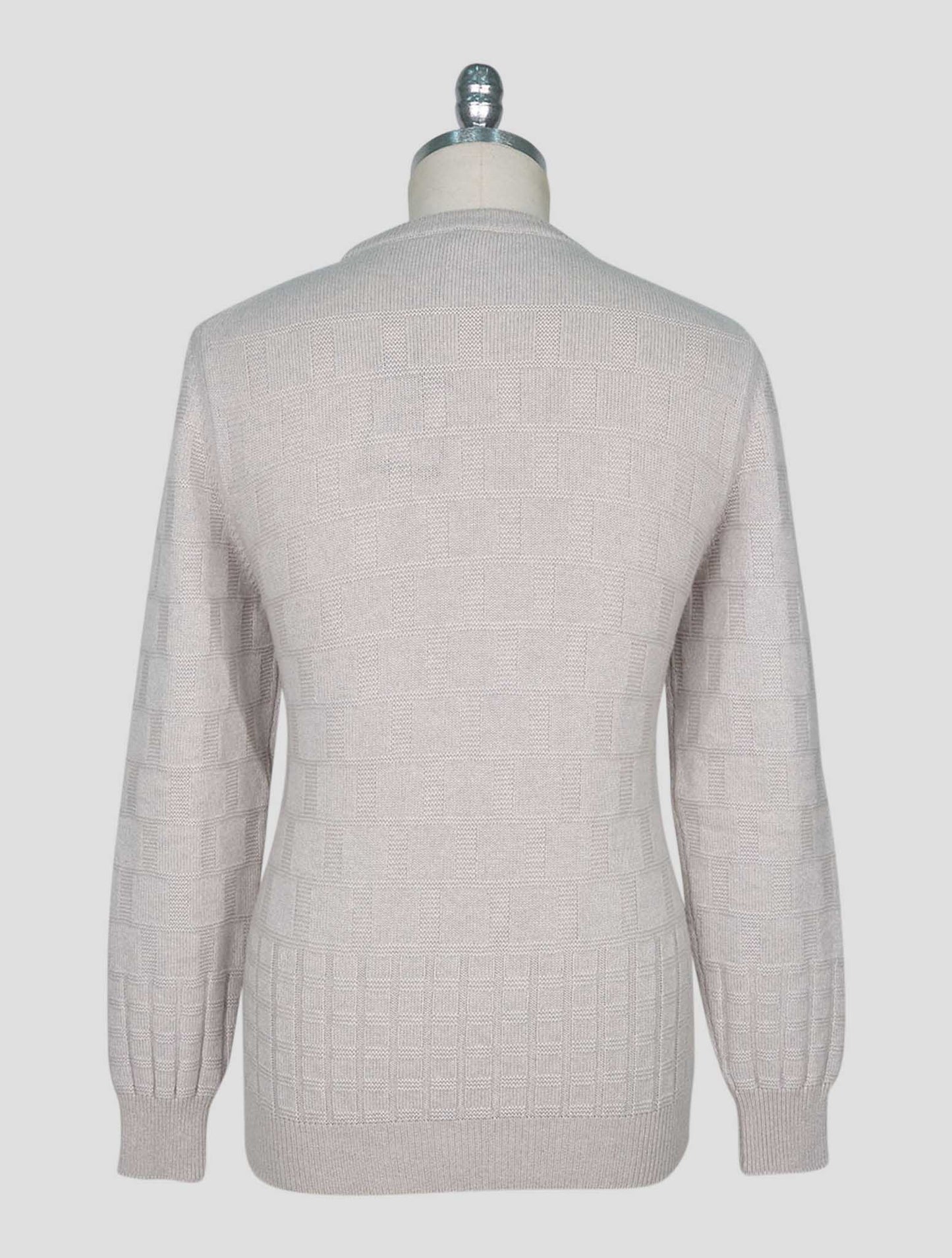 Kiton Beige Cashmere Sweater Crewneck