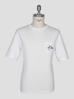 Kiton White Cotton T-Shirt