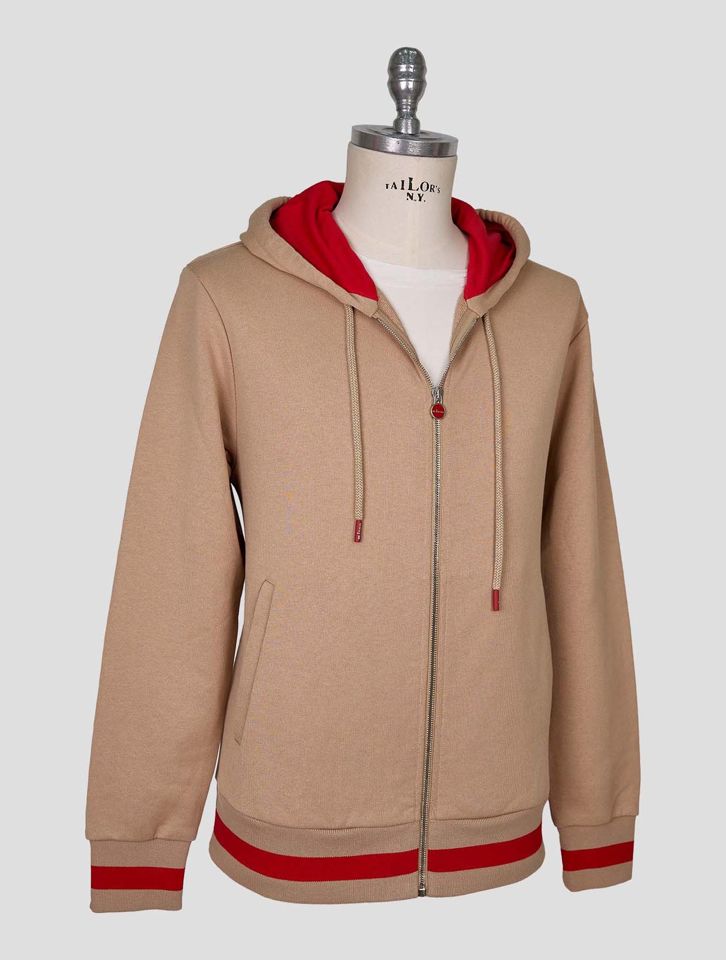 Kiton Beige Cotton Tracksuit