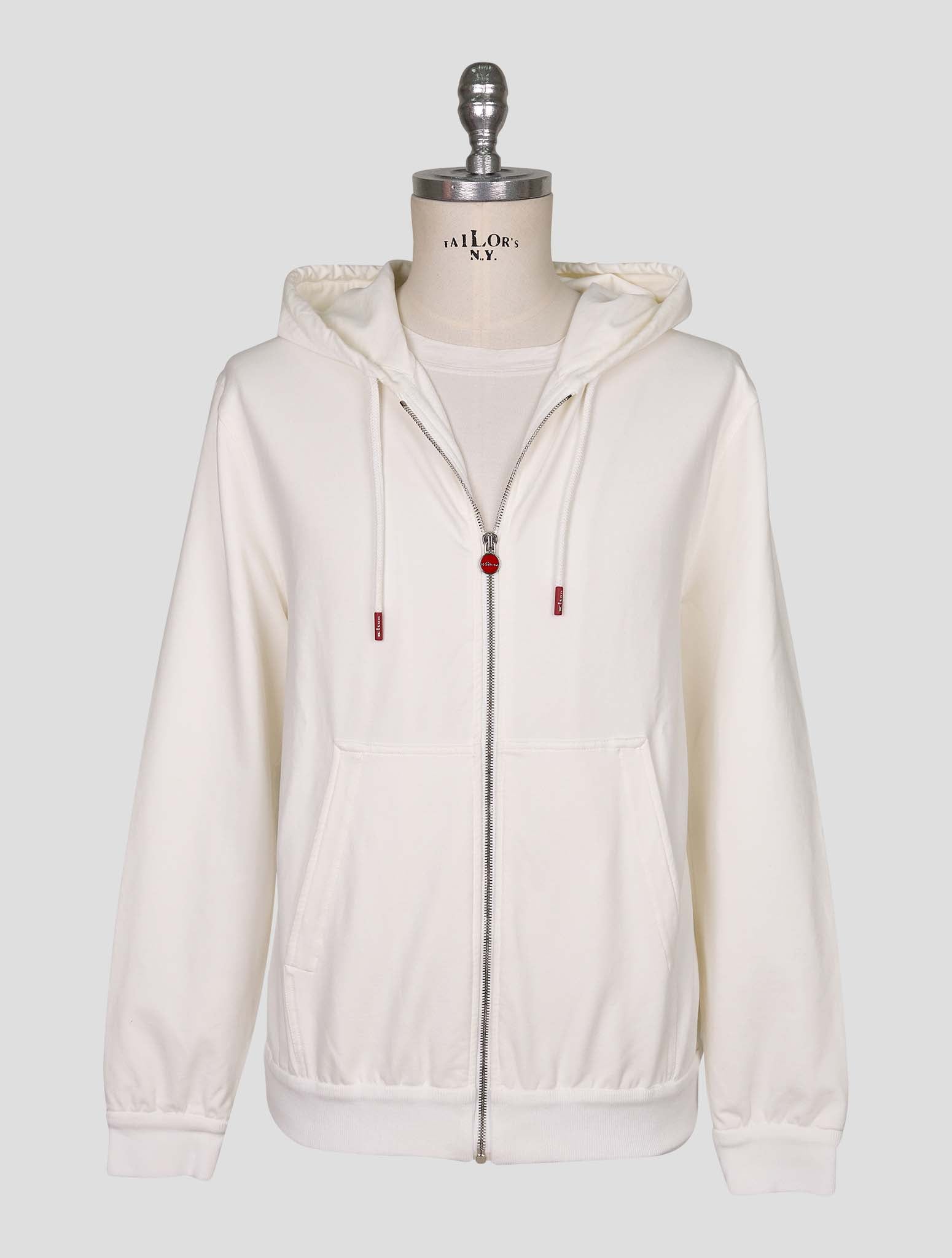 Kiton White Cotton Ea Tracksuit