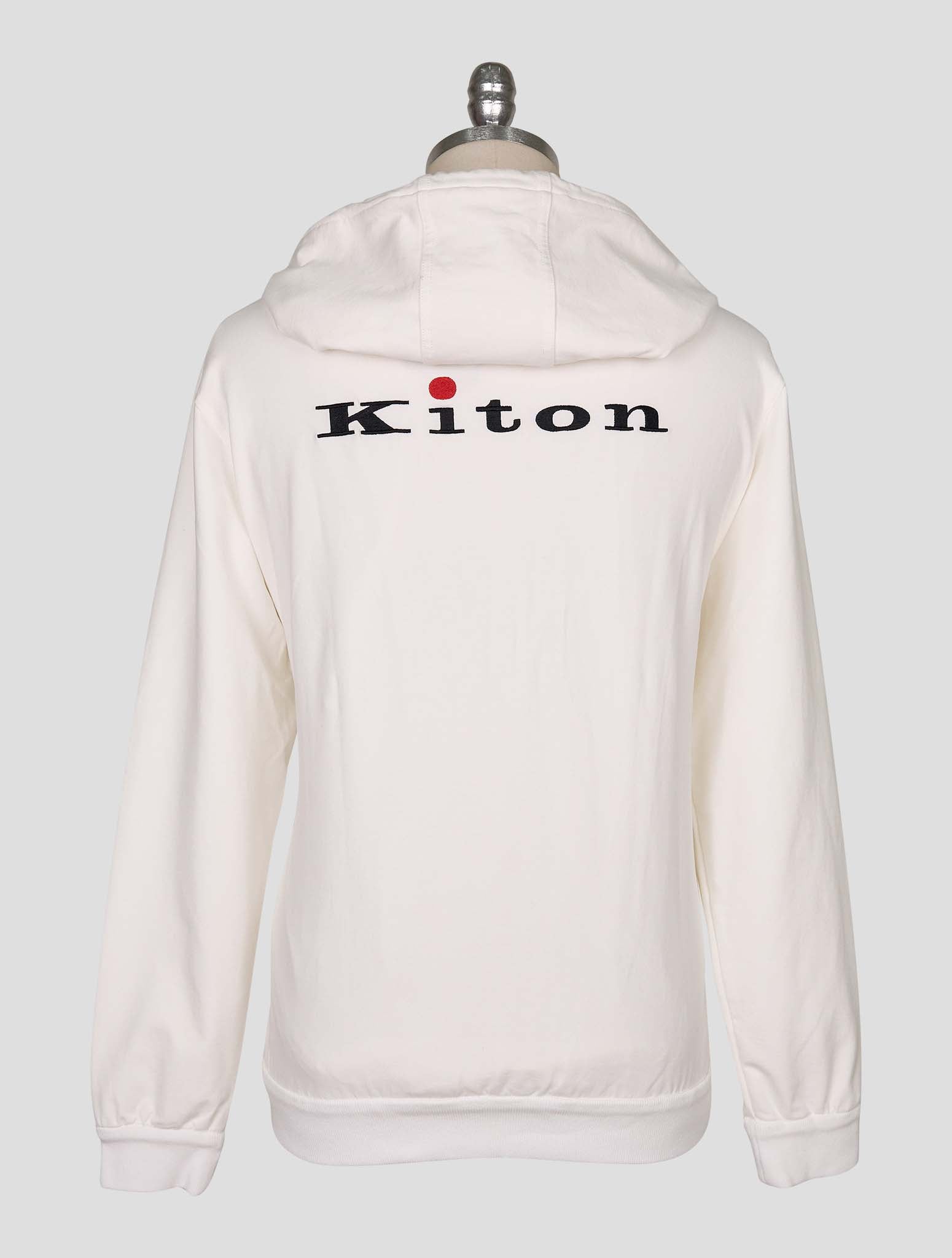 Kiton White Cotton Ea Tracksuit