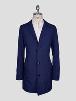 Kiton Blue Pl Travel Coat