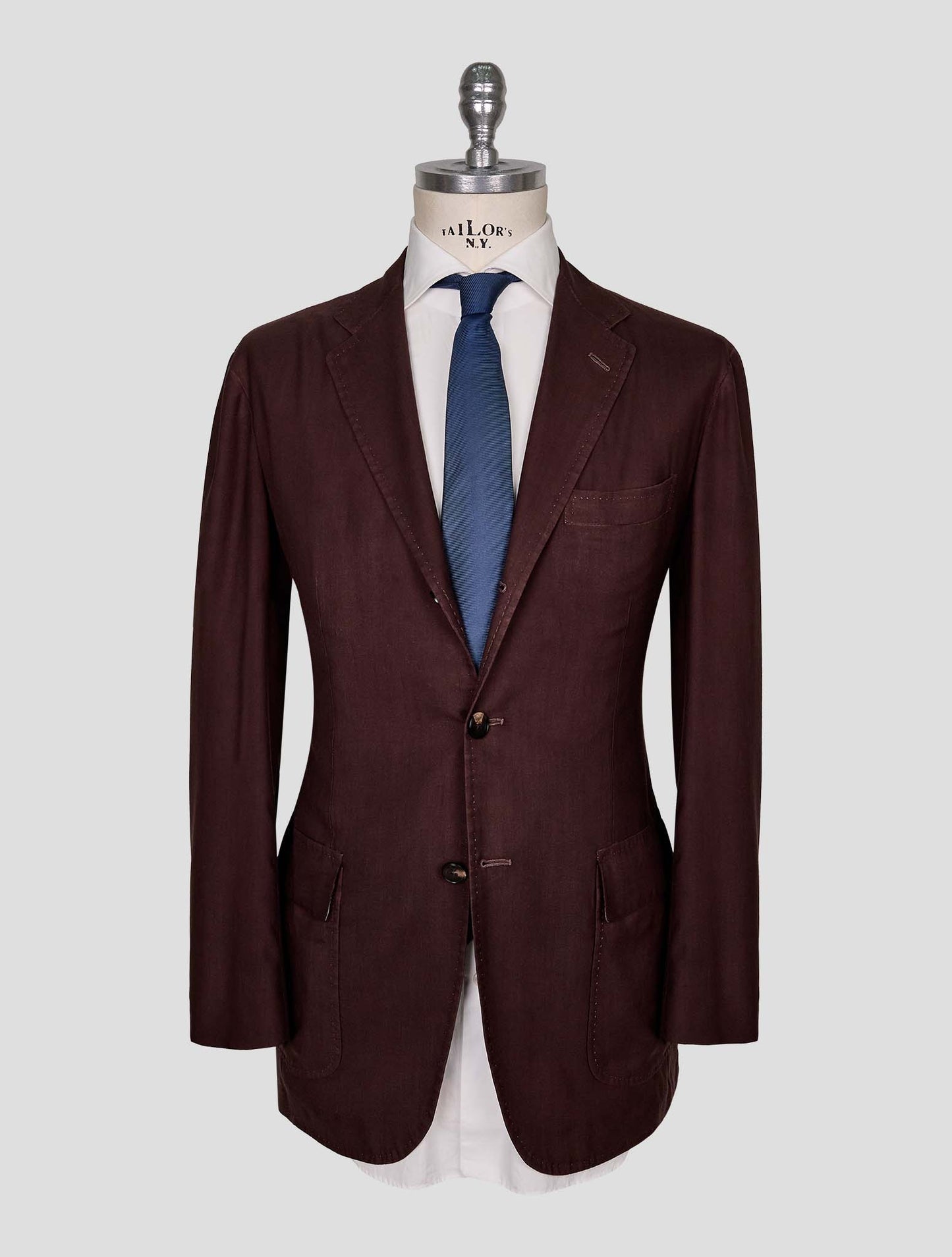 Kiton Brown Cashmere Blazer