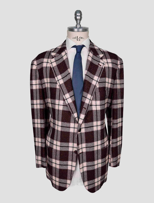 Kiton Multicolor Cashmere Linen Blazer