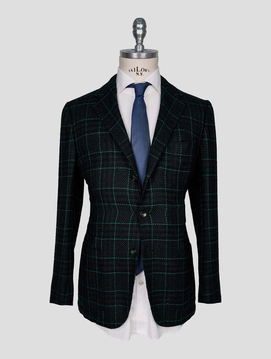 Kiton Green Cashmere Blazer