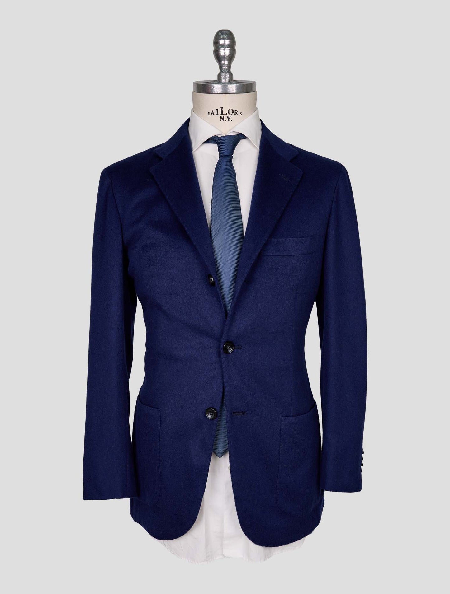 Kiton Blue Cashmere Pa Ea Blazer