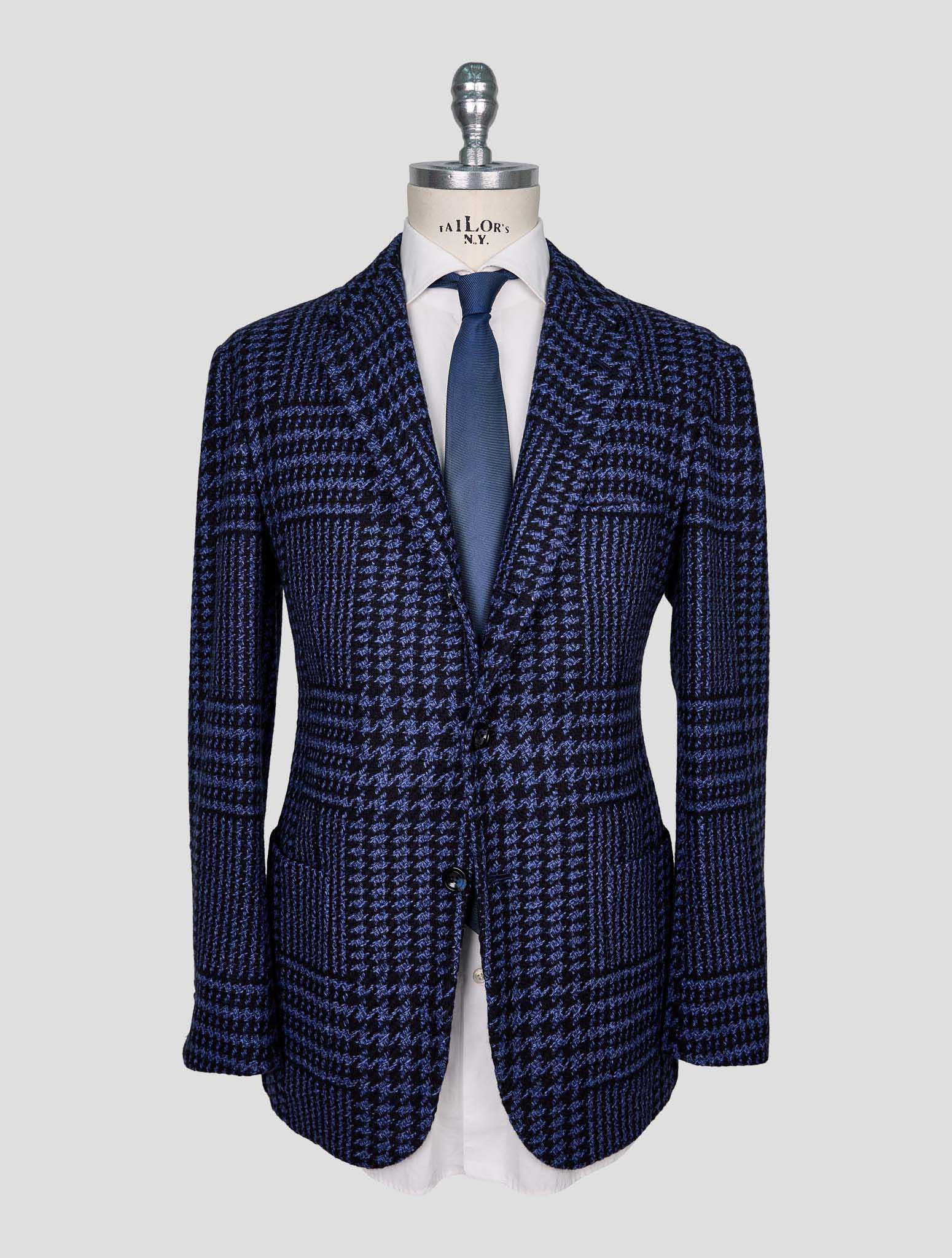 Kiton Blue Cashmere Blazer