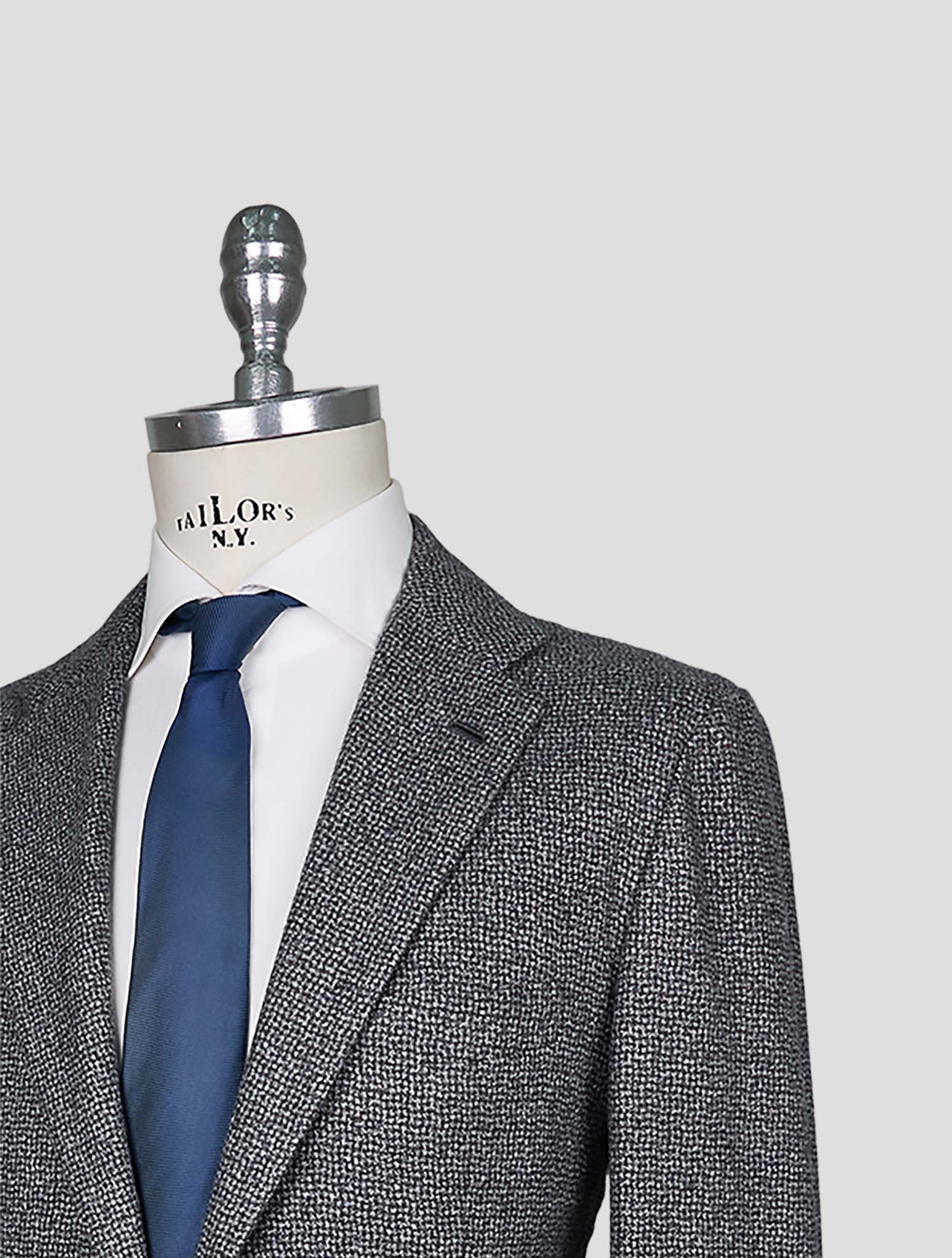 Kiton Gray Cashmere Blazer
