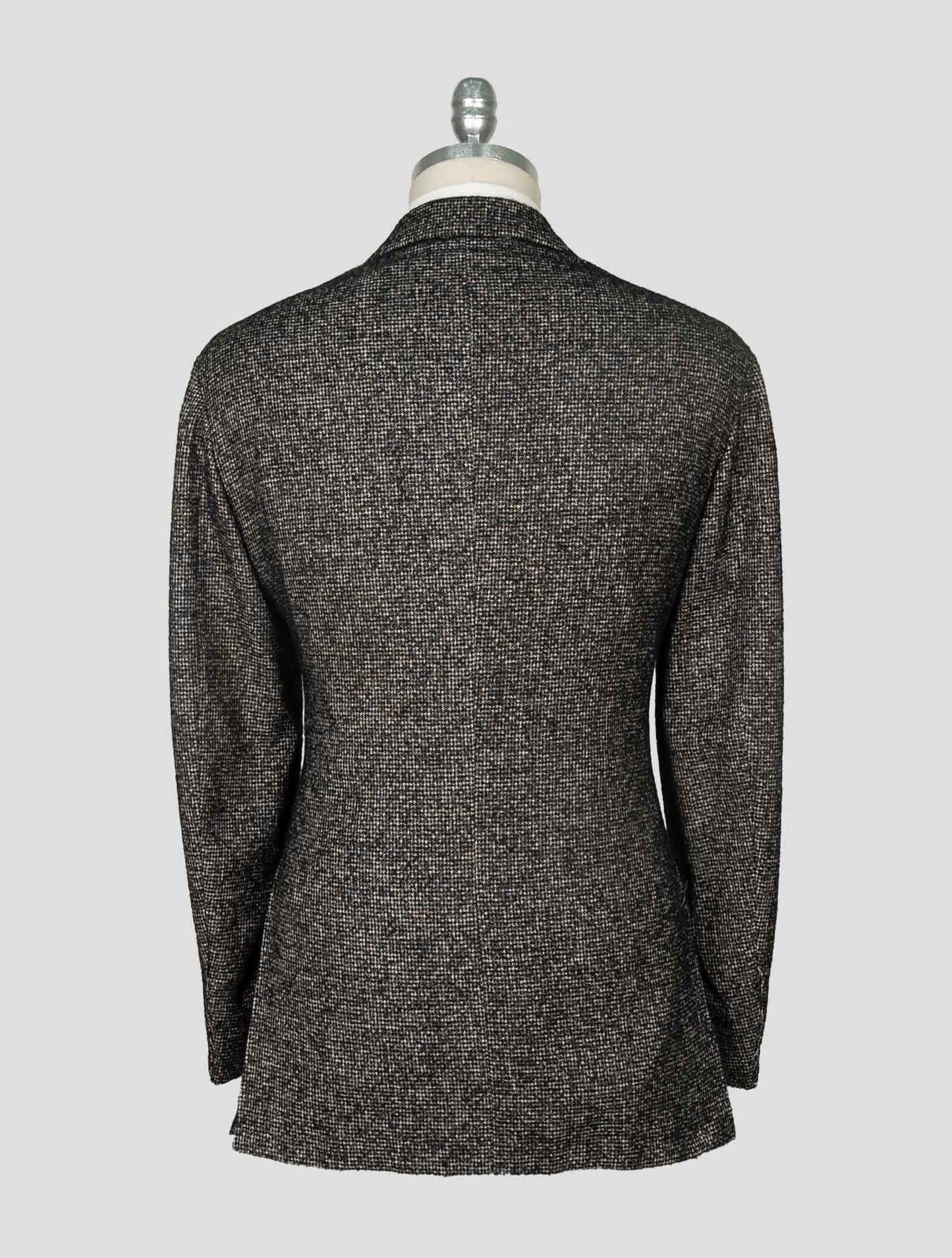 Kiton Gray White Cashmere Alpaca Pa Blazer