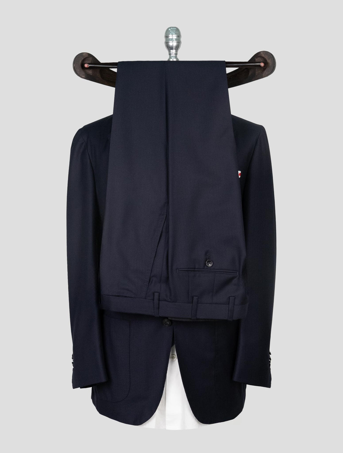 Kiton Blue Wool Suit