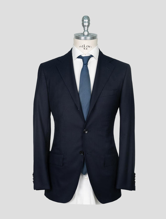 Kiton Blue Wool Suit