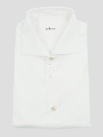 Kiton White Cotton Pa Ea Shirt