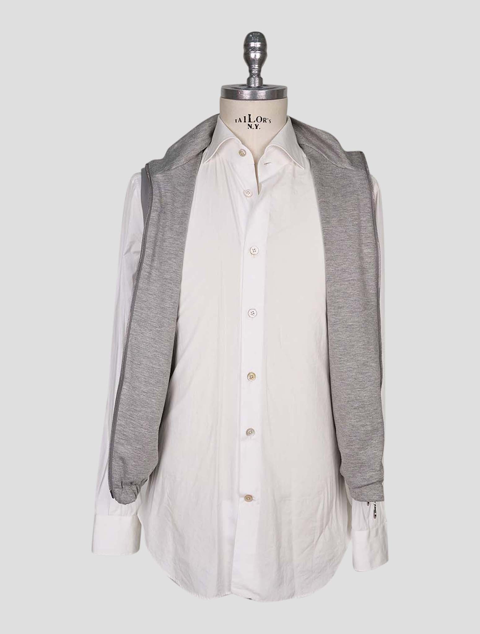 Kiton Gray Pl Viscose Ea Reverse Gilet