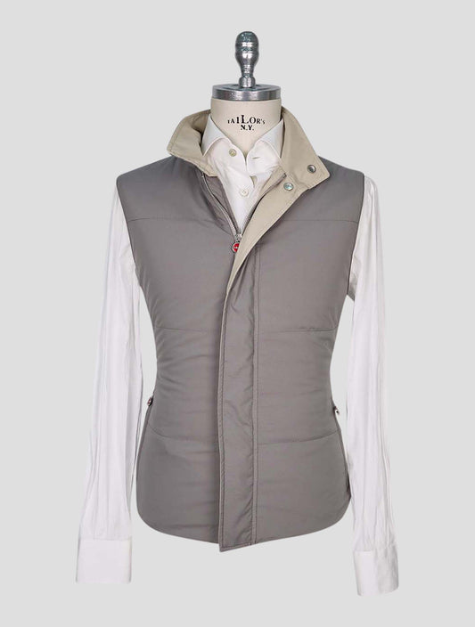 Kiton Gray Pl Reverse Gilet